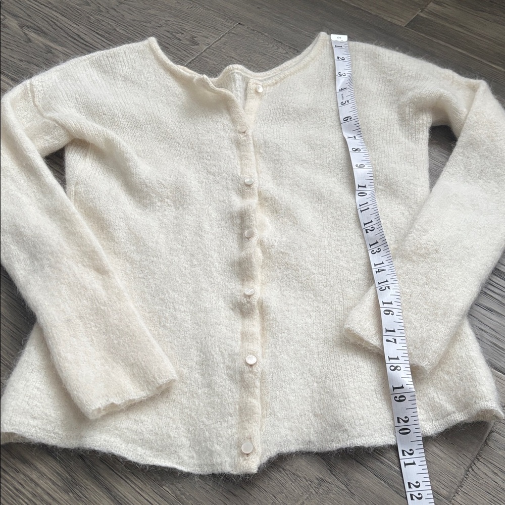 Sezane Cream Women's Cardigan - Picture 8 of 12